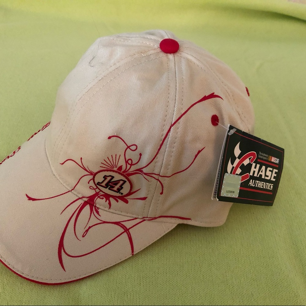 TONY STEWART NASCAR Chase Authentics #14 Office Depot Champion Signature Hat